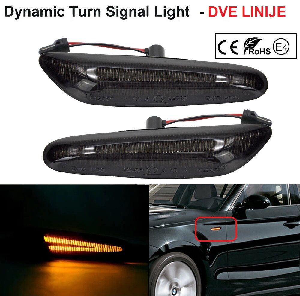 LED SIJALICE, BOCNI DYNAMIC MIGAVCI - BMW - DVE LINIJE Beograd Zemun